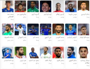 اللاعبون في نادي الهلال السعودي